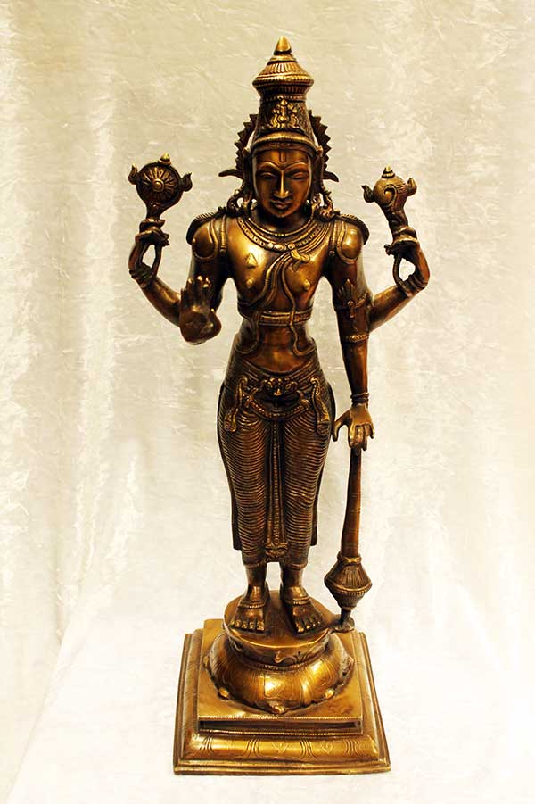Бронзовая статуэтка, Вишну